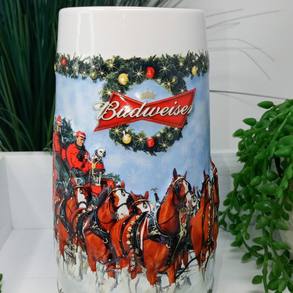 2009 Clydesdales Budwiser Holiday Stein